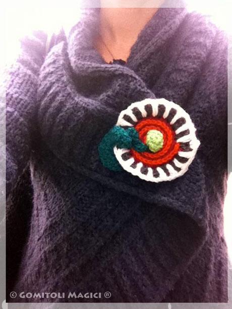 Spilla crochet Desigual Style