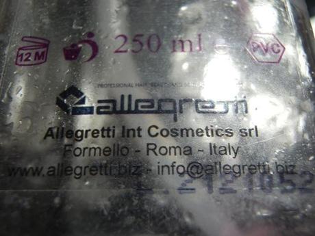 Review: Allegretti - Shampoo, Balsamo e Protettore lisciante alla cheratina