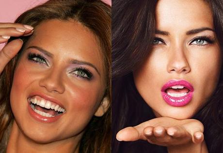 trucco di adriana lima