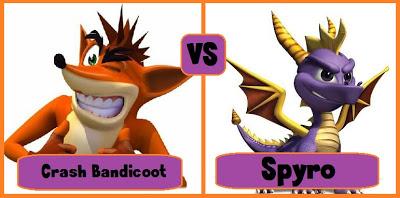 Le Sfide di GiocoMagazzino! Trentesima Sfida: Crash Bandicoot VS Spyro The Dragon!