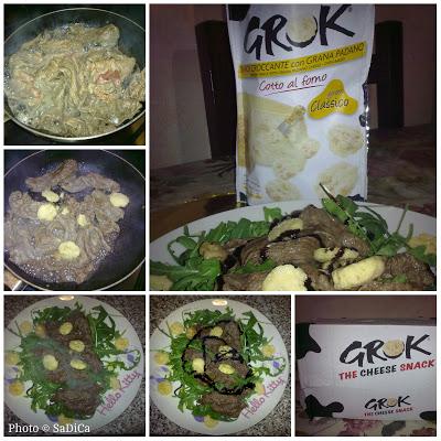 Straccetti con Grok e Rucola