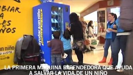 La Vending Machine benefica di Unicef