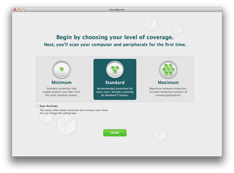 intego virus barrier setup