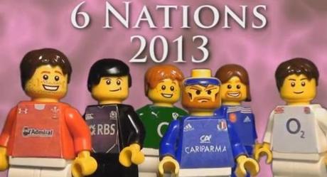 Anche i LEGO disputano il Sei Nazioni 2013 di rugby!