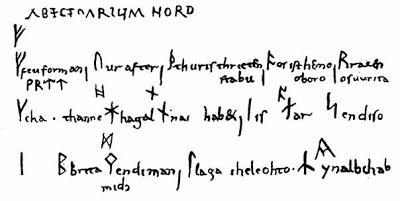 Abecedarium Nordmannicum. A scuola di rune nell'VIII sec.