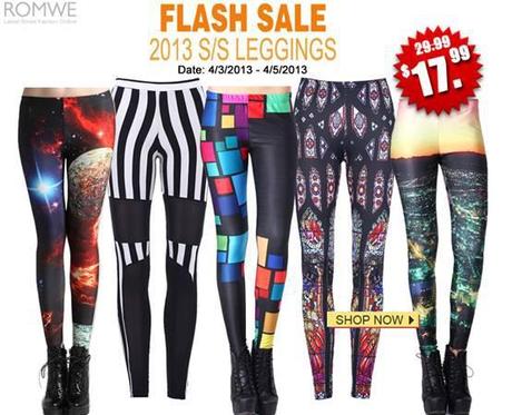 Romwe Flash Sale 2013 S/S Leggings