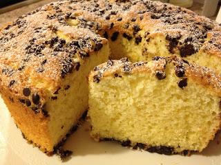 CHIFFON CAKE AL COCCO E GOCCE DI CIOCCOLATO