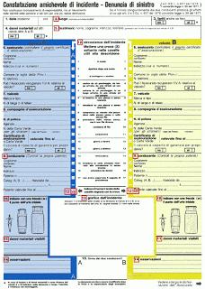 Assicurazioni auto: come compilare il modulo blu in caso di incidente stradale