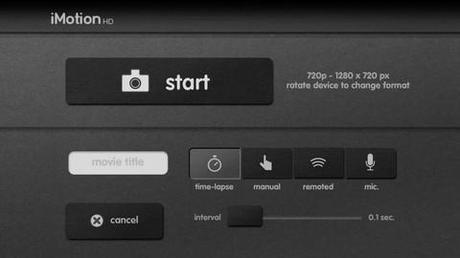 iMotion HD – crea i tuoi video time-lapse