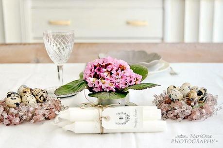 Easter tablescape