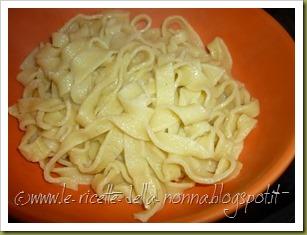 Tagliatelle all'uovo con salsa di peperoni e cipolla (3)