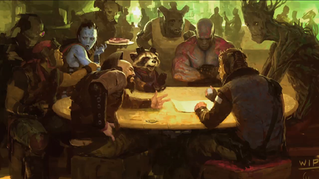 guardians of galaxy artwork marvel