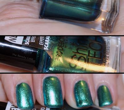 Twinsie Friday: duochromes Deborah ShineTECH Scarabée Effect#71