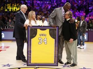 I Lakers ritirano la #34 di Shaq