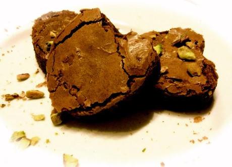 Brownies con pistacchi di Bronte