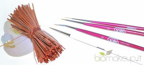 Foto Review pennelli per la nail art Gava, (C) 2013 Biomakeup.it