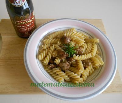 Pasta con Salsiccia all'Aceto Balsamico