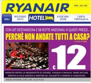 Ryanair politici italiani: 