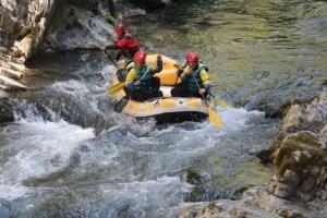 Rafting sul fiume Lao