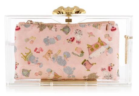 Clutch in perspex firmata ZARA