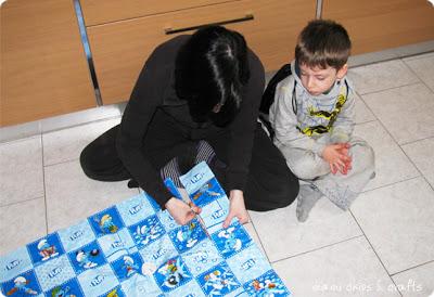 Con le carte delle uova ... abbiamo fatto un gioco