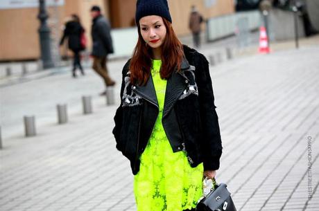 In the Street...It's Time to Fluoresce, Paris & Milan