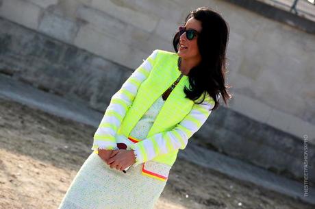 In the Street...It's Time to Fluoresce, Paris & Milan