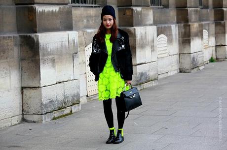 In the Street...It's Time to Fluoresce, Paris & Milan