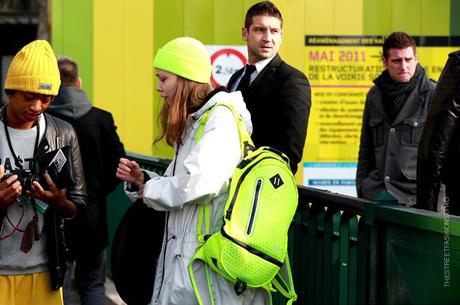 In the Street...It's Time to Fluoresce, Paris & Milan