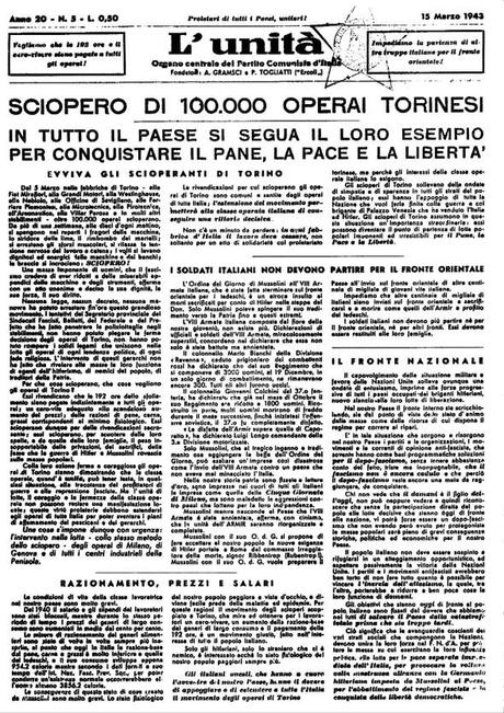 l’Unità (15 marzo 1943)