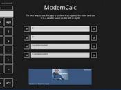 ModernCalc Windows strumento calcolatrice, scarica installa direttamente dallo Store ufficiale