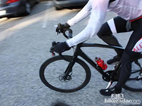 Specialized Roubaix con freni a disco idraulici (prototipo)