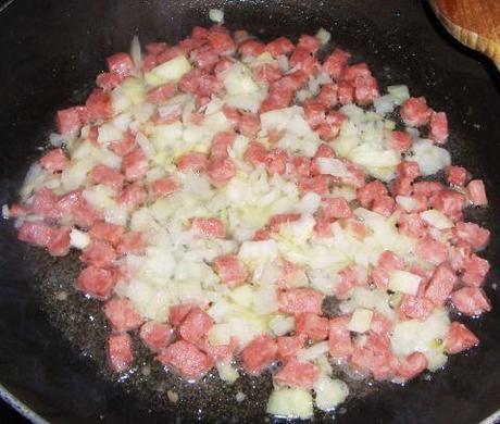 Agretti alla salsiccia