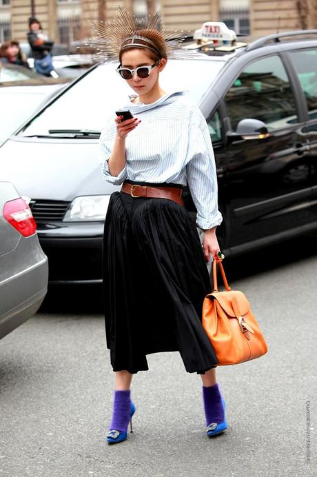 In the Street...Ny Kim...Shirt opposite way, Paris