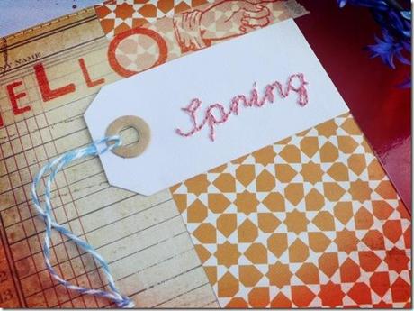 Anna Drai - big shot - scrapbooking - Hello Spring