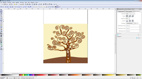 Il risultato finale in Inkscape