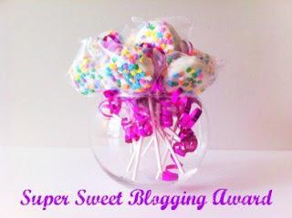 Quarto premio per il blog: 'Super sweet blogging award'