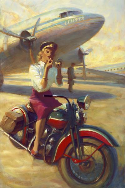 Motorcycle Art - David Uhl #3