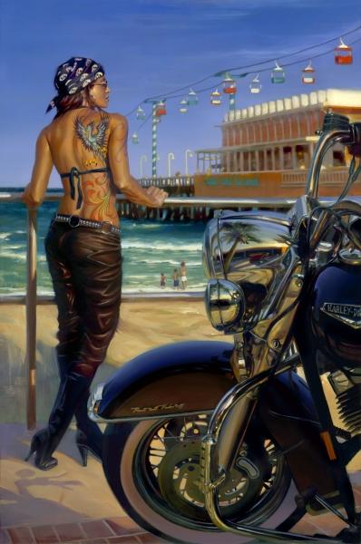 Motorcycle Art - David Uhl #3