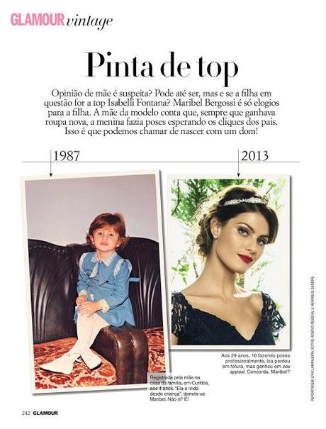 Pure Glamour: Isabeli Fontana by for Glamour Brazil