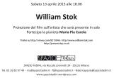 William Stok presenta a Spazio Tadini film sul lavoro artistico. Al pianoforte Maria Pia Carola