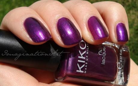 kiko swatch swatches viola violet orchidea perlato smalto nail lacquer unghie polish