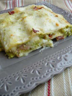LASAGNE con PESTO di ZUCCHINE, SPECK e SCAMORZA