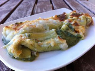 CANNELLONI CON CAVOLO NERO E GORGONZOLA