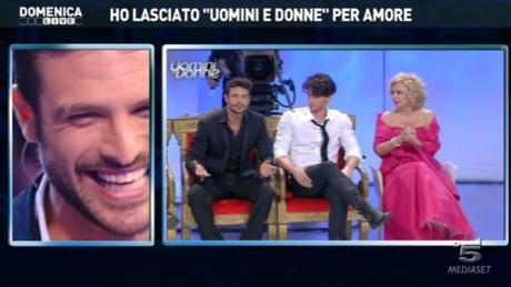 ALESSANDRO PESS E LA FIDANZATA ROSSELLA A DOMENICA LIVE