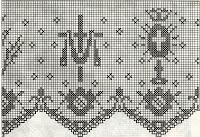 Schemi per il filet: Una bordura per l'altare