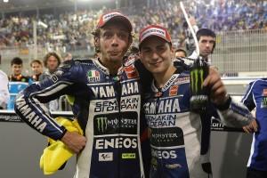 Valentino Rossi - Jorge Lorenzo - Qatar 07.04.2013 2