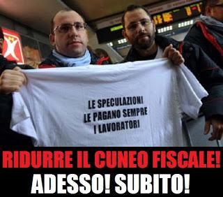 1milione di licenziamenti! Ridurre il cuneo fiscale! Adesso!