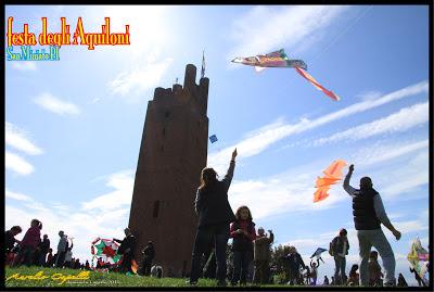 la festa degli aquiloni a San Miniato