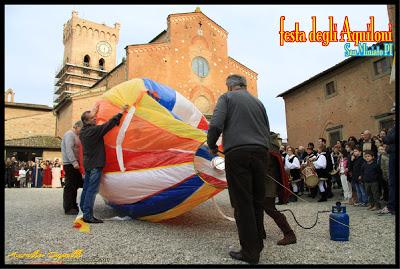 la festa degli aquiloni a San Miniato